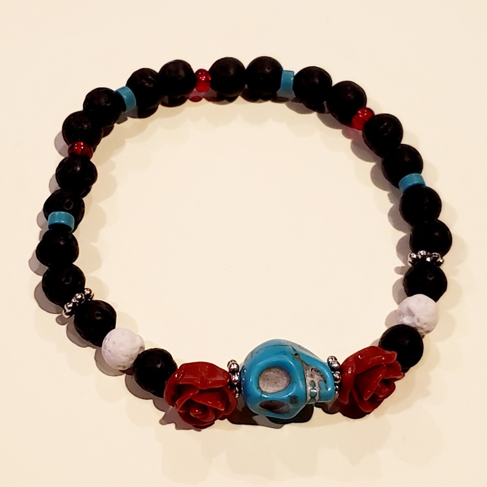 Skull Day of the Dead Bracelet